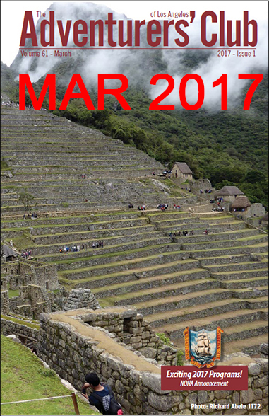 March 2017 Adventurers Club News Cover